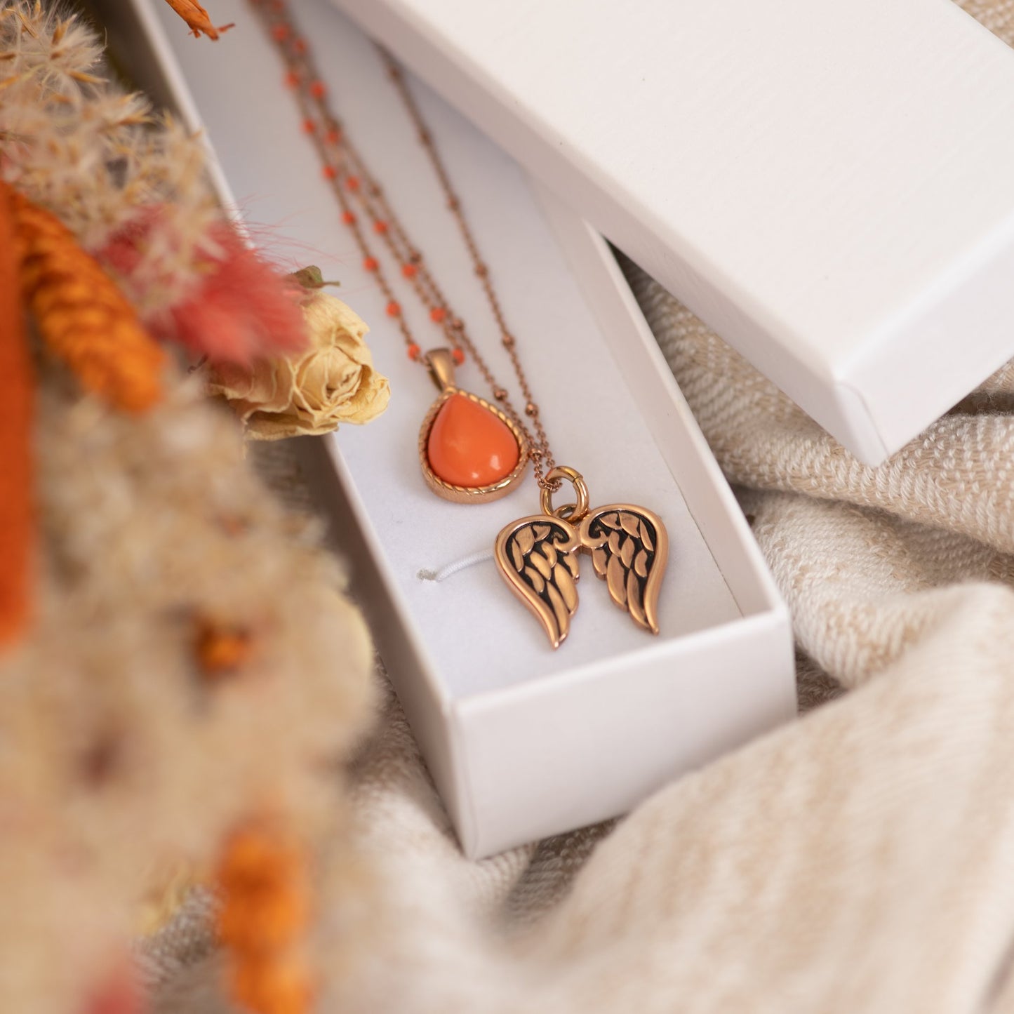 iXXXi Jewelry Collier Slim Ball Coral