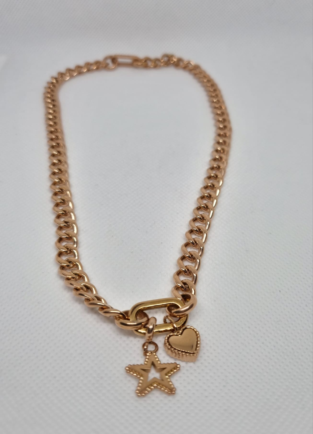 Samengestelde iXXXi Connect Necklace Jill Rosé-Goud