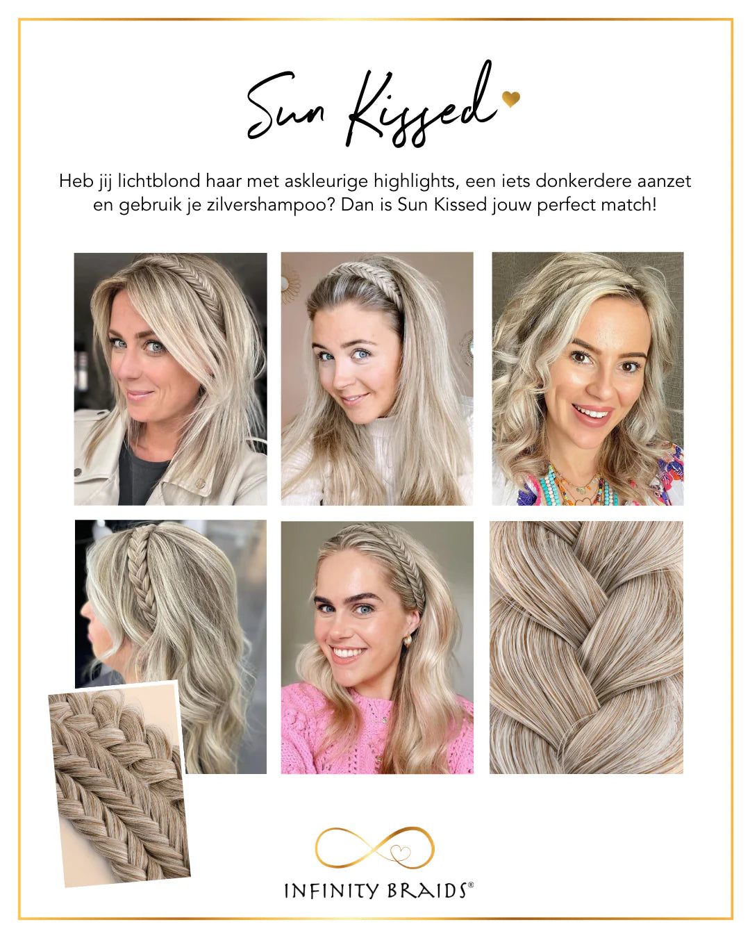 Infinity Braids Lizzy Sun Kissed
