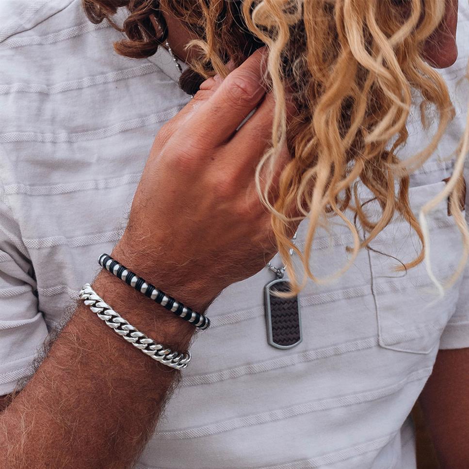 iXXXi Men Bracelet leather Logan Black