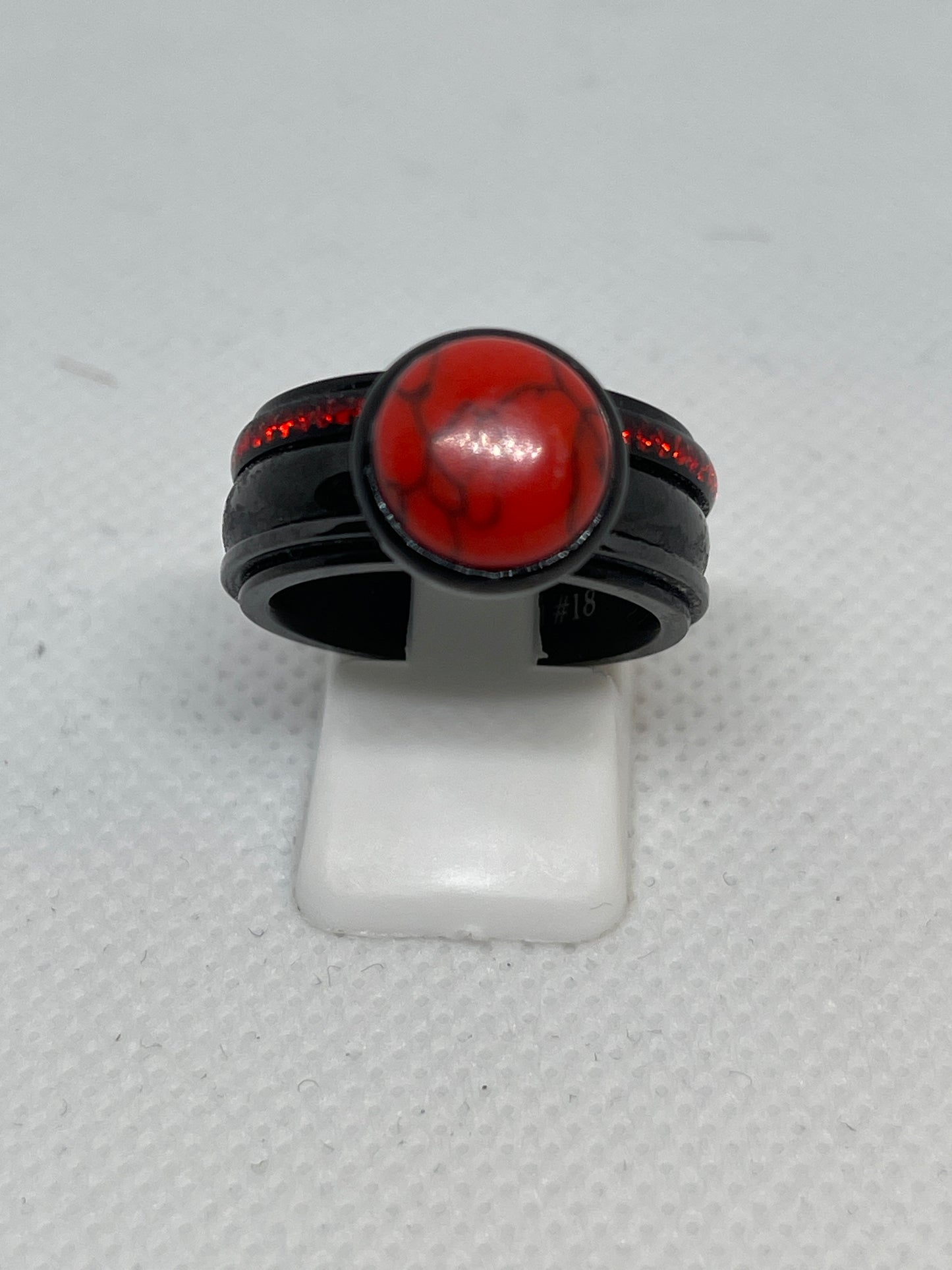 Samengestelde iXXXi ring Black&Red