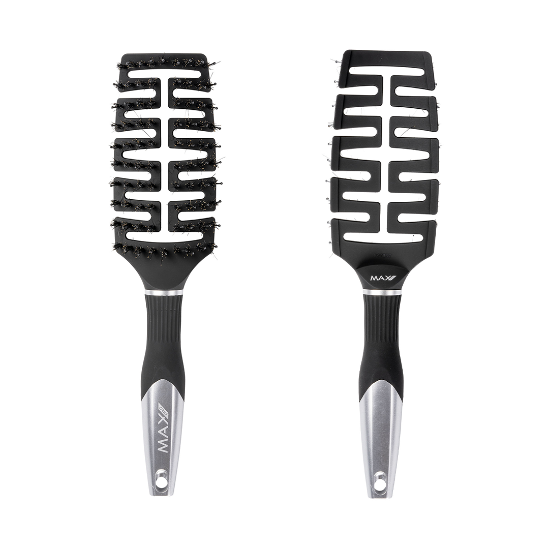 Max Pro Detangler Brush - Silver