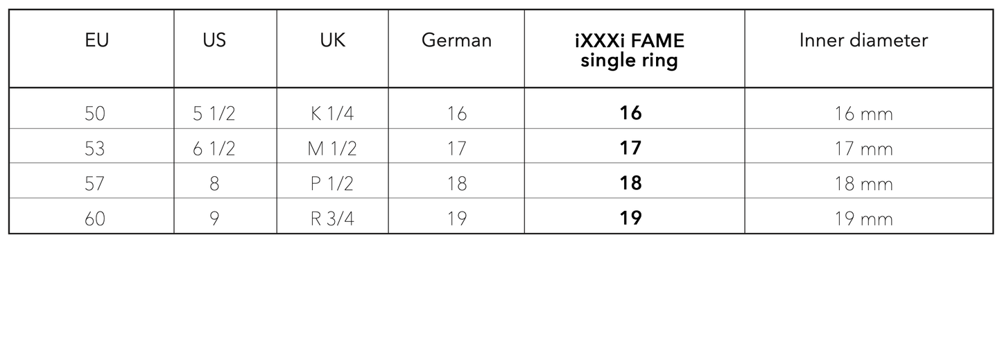 iXXXi Fame ring Swirl