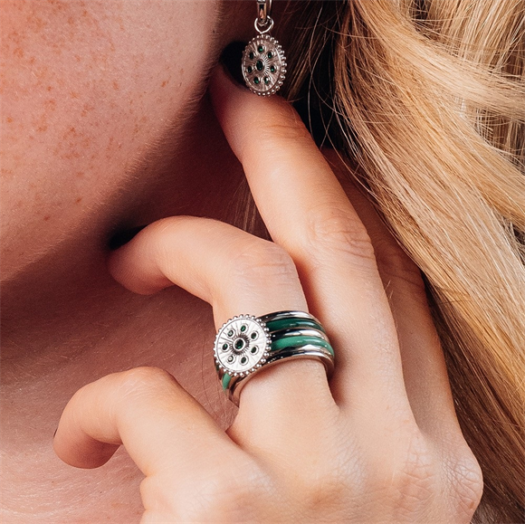 iXXXi Jewelry Vulring Midnight Emerald