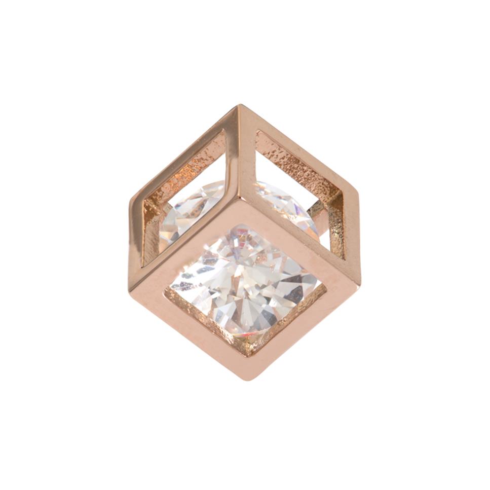 iXXXi Jewelry Charm Hollow Cube Stone