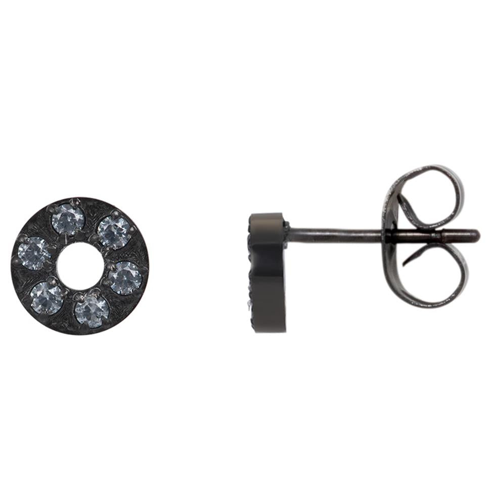 iXXXi Jewelry Ear studs Circle Stone 6mm