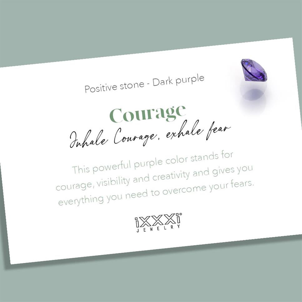 iXXXi Jewelry Creartive Dark Purple - Courage